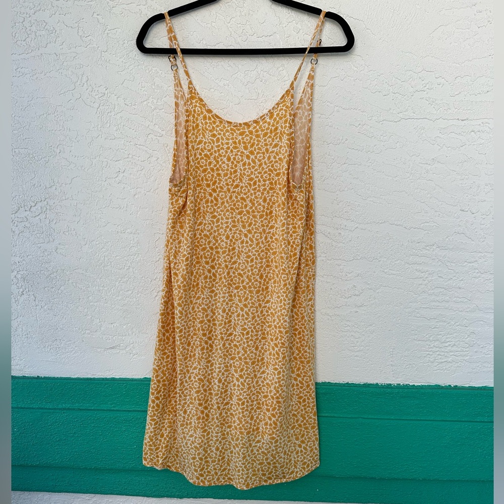 O’Neill Morette Floral Yellow White Medium Mini Dress
